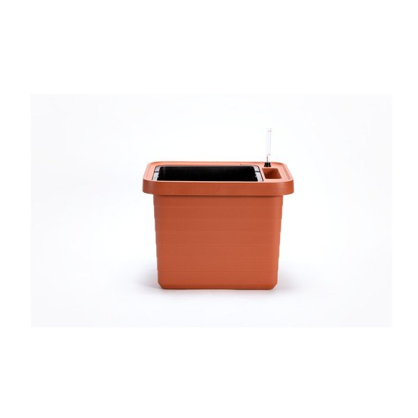 Samozalivalni cvetlični lonček Plastia Berberis UNO, 27 l-image-2