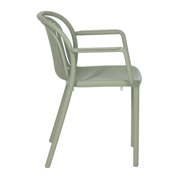 Zelen plastičen jedilni stol Alia – Ixia-image-2