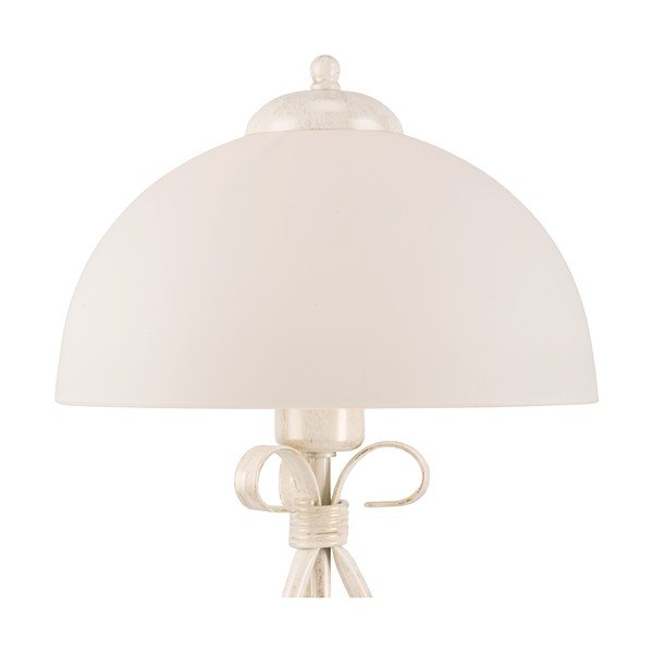 Bela namizna svetilka s steklenim senčnikom (višina 43 cm) Adelle – LAMKUR-image-4
