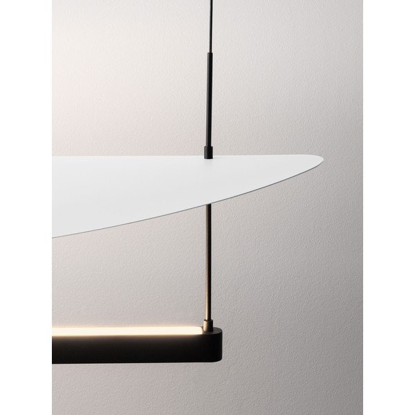 Bela/mat črna aluminijasta LED zatemnitvena viseča svetilka Diona – Nova Luce-image-2