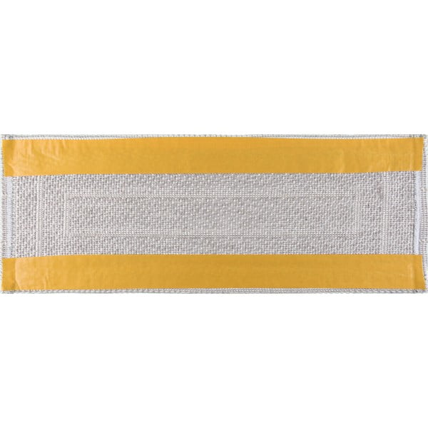 Kremno beli bombažni komplet preprog za stopnice 16 ks 25x65 cm Tablo Krem – Vitaus-image-4