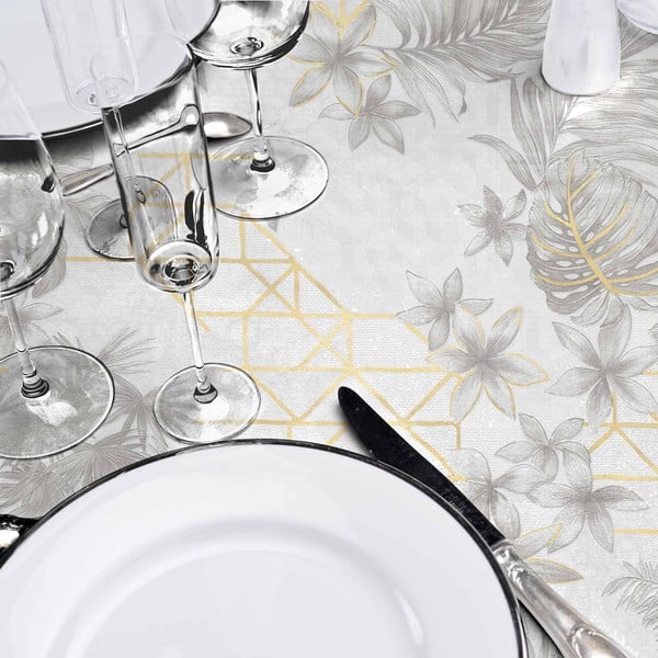 Povoščen namizni prt ø 160 cm Coconut – douceur d'intérieur-image-3