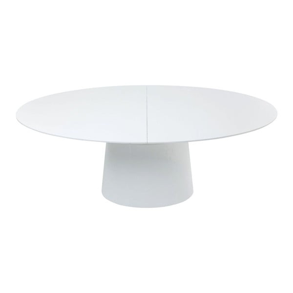Bela zložljiva jedilna miza Kare Design Benvenuto, 200 x 110 cm