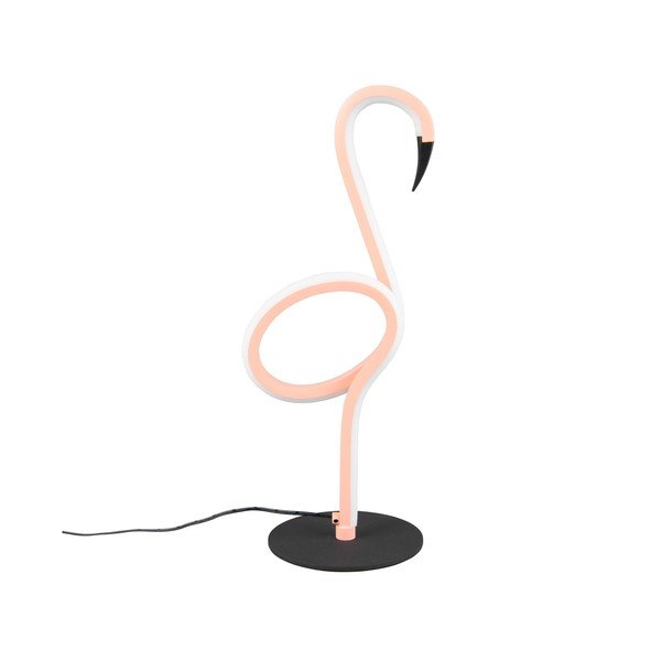 Rožnata LED namizna svetilka (višina 35 cm) Ingo – Reality