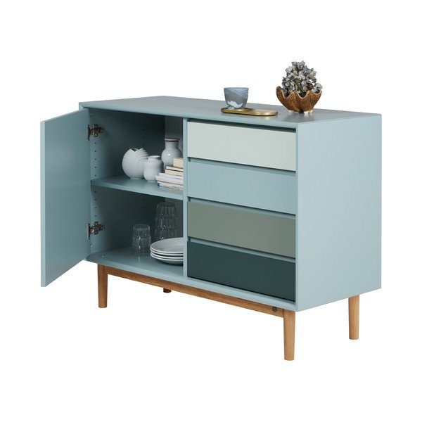Mint zelena nizka komoda 114x80 cm Color Box – Tom Tailor-image-4