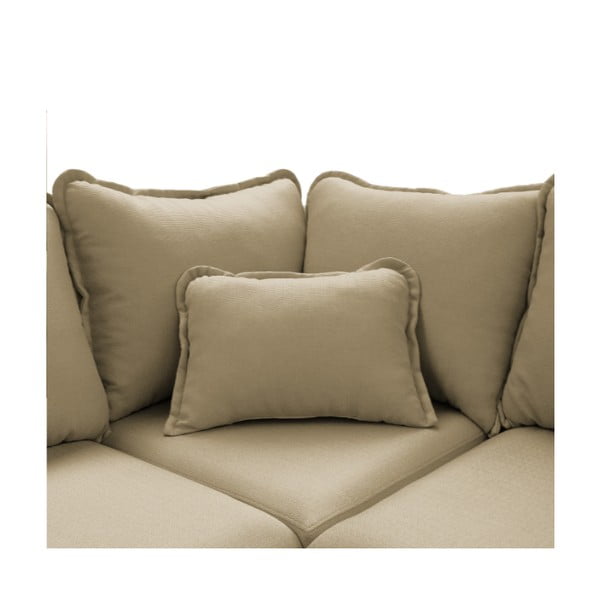 Bež kotna sedežna garnitura (z levim kotom) Beata – Ropez-image-1