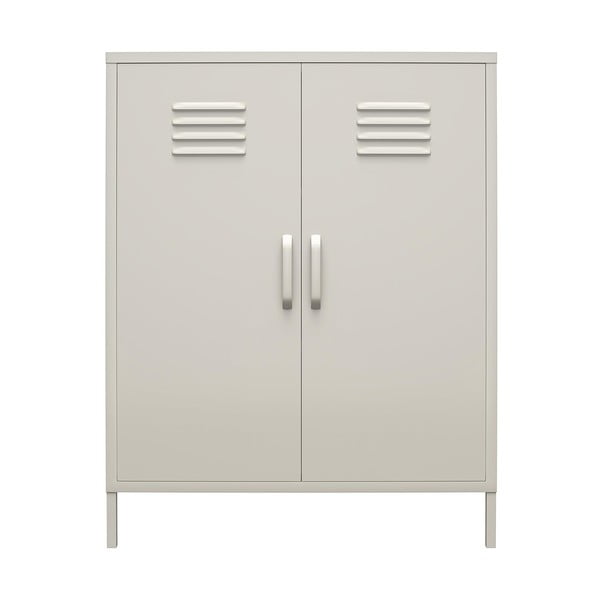 Svetlo siva kovinska omarica 79x100 cm Bradford – Støraa