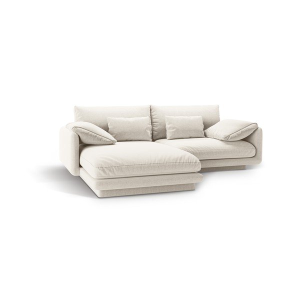 Bela kotna sedežna garnitura (levi kot) Torino – Micadoni Home-image-2