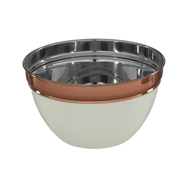 Skleda iz nerjavečega jekla v bakreni in bež barvi ø 18 cm Prescott – Premier Housewares-image-1
