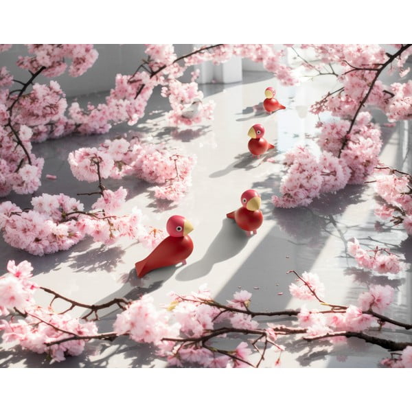 Kipec iz masivnega lesa (višina 12,5 cm) Bird Flora – Kay Bojesen Denmark-image-4