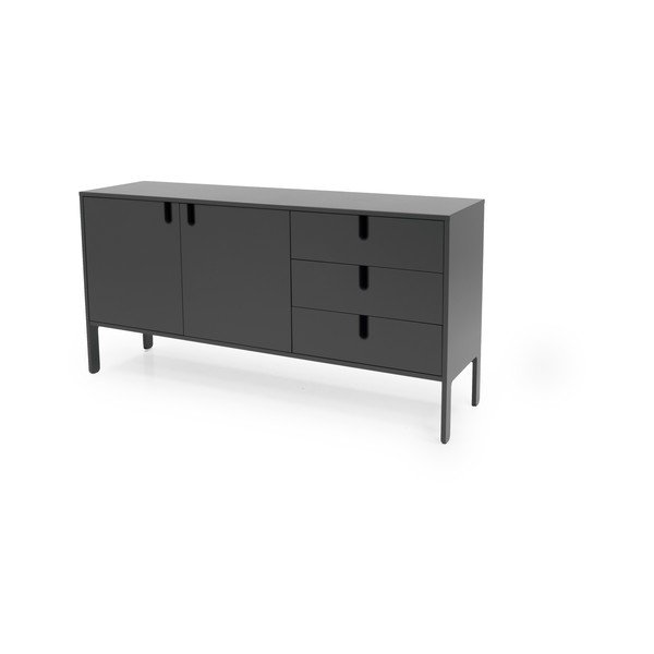 Siva komoda Tenzo Uno, širina 171 cm-image-2