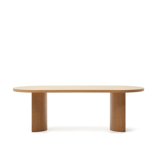 Jedilna miza v hrastovem dekorju 100x240 cm Nealy – Kave Home-image-4