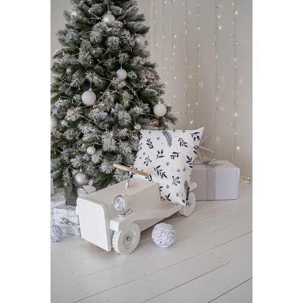 Okrasna blazina z božičnim motivom 45x45 cm Merry Blue Christmas – Butter Kings-image-1