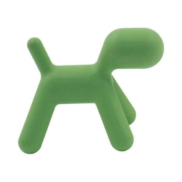 Zeleni stolček Magis Puppy, dolžina 56 cm