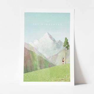 Plakat Travelposter Himalayas, 30 x 40 cm