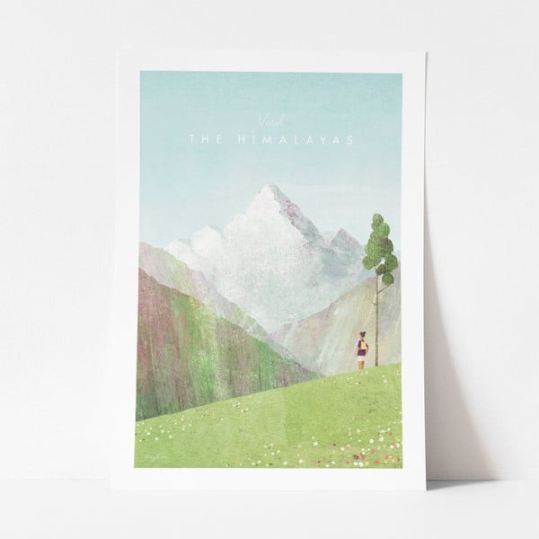 Plakat Travelposter Himalayas, 50 x 70 cm