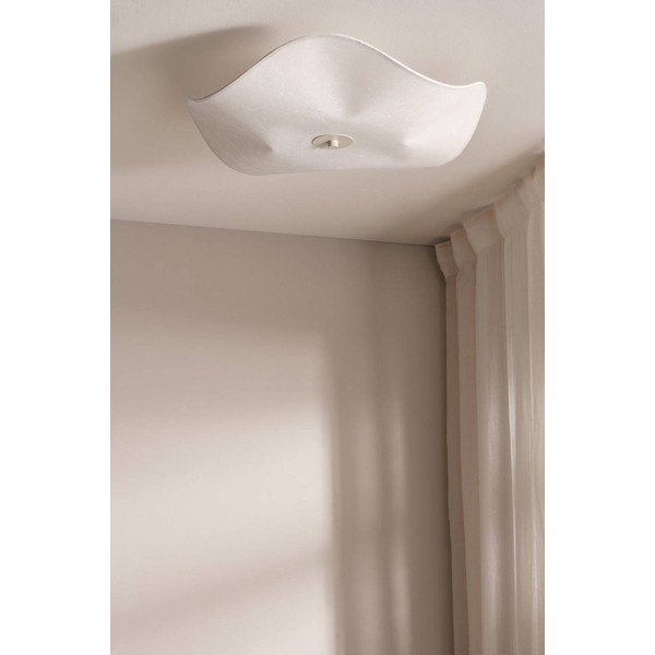 Kremno bela papirnata stropna svetilka ø 60 cm Monshi – Jotex-image-2