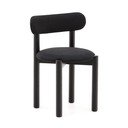 Črni jedilni stoli iz masivnega hrasta v kompletu 2 ksNebai – Kave Home