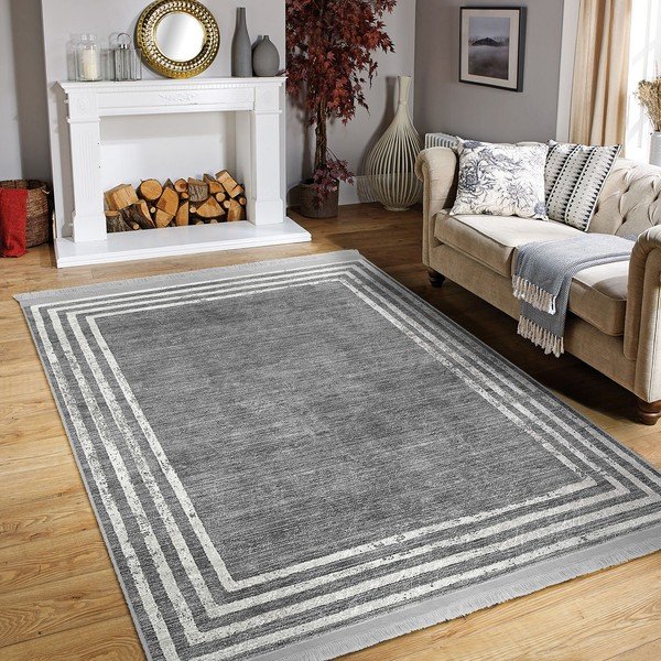 Siva preproga 80x150 cm - Mila Home-image-2