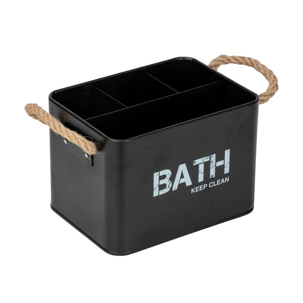 Črn organizator za kopalnico s 4 predali Wenko Gara-image-4