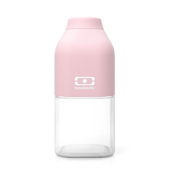 Svetlo roza steklenička za vodo Monbento Positive, 300 ml