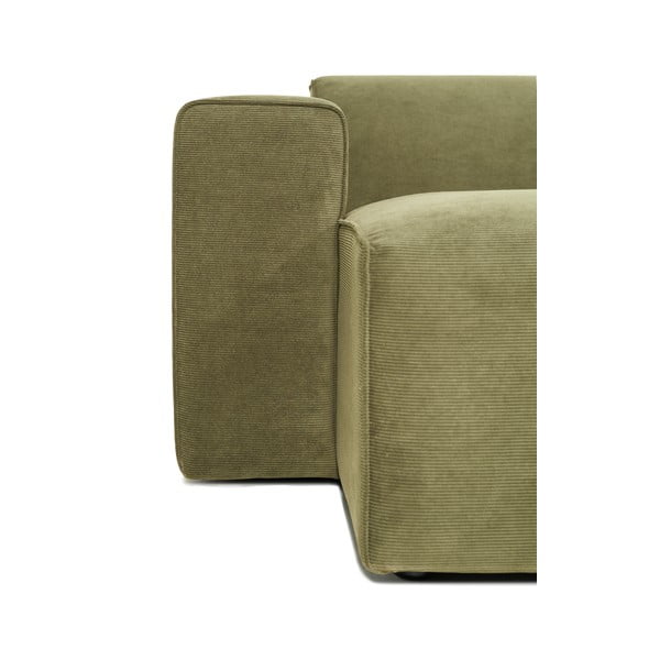 Zelena modularna zofa v obliki črke U Scandic Sting, levi kot-image-3