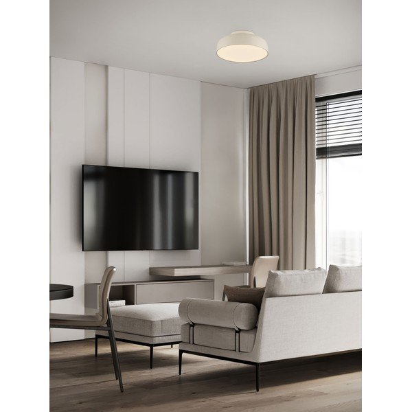 Bela aluminijasta LED zatemnitvena stropna svetilka Noelia – Nova Luce-image-1