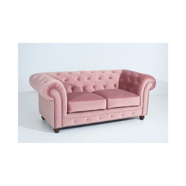 Roza kavč Max Winzer Orleans Velvet, 196 cm-image-1