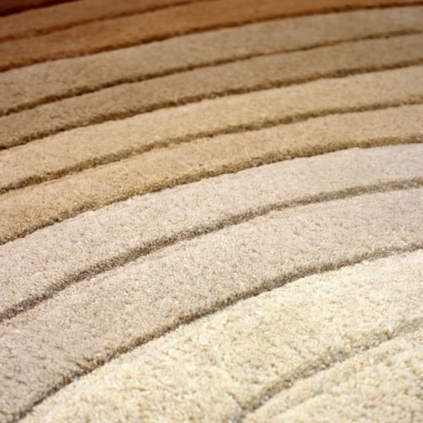 Opečnato oranžna volnena preproga 200x290 cm Puddle Ombre Wool – Flair Rugs-image-2