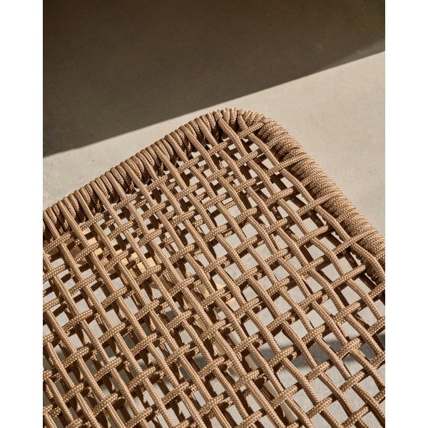 Leseni vrtni stol v naravni barvi Dandara - Kave Home-image-3