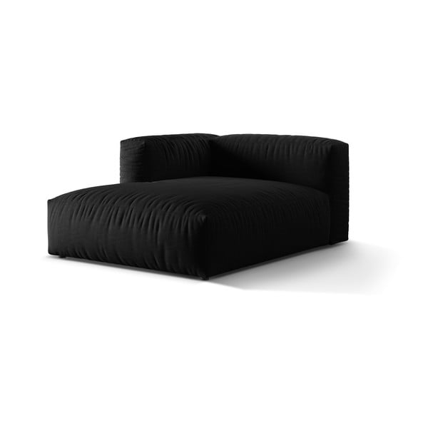 Črn modul za sedežno garnituro (levi kot) Martina – Micadoni Home-image-2
