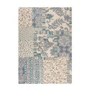 Modro-bež ročno tkana volnena preproga 160x230 cm Eloise Patchwork – Flair Rugs