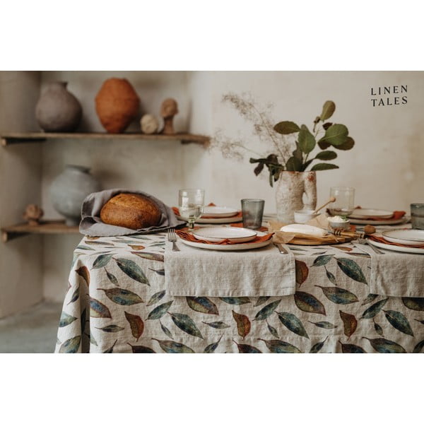 Bež platnen pogrinjek Linen Tales, 35 x 45 cm-image-1