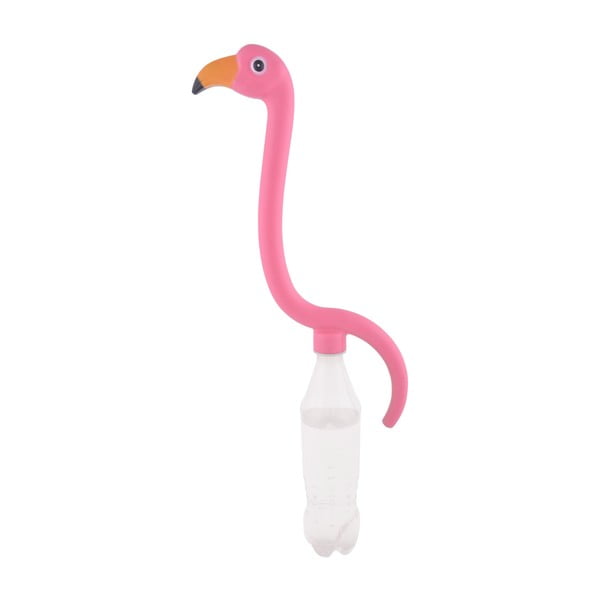 Roza plastični škropilnik v obliki flaminga Esschert Design