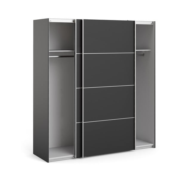 Črna omara Tvilum Verona, 182 x 202 cm-image-4