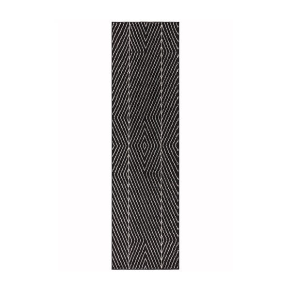 Črna/bela preproga 66x240 cm Muse – Asiatic Carpets