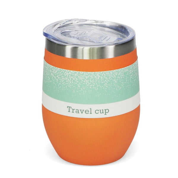 Oranžen potovalni lonček 350 ml – Rex London-image-3