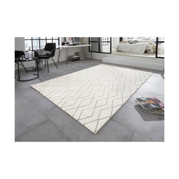 Krem in siva preproga Elle Decoration Euphoria Rouen, 120 x 170 cm-image-4