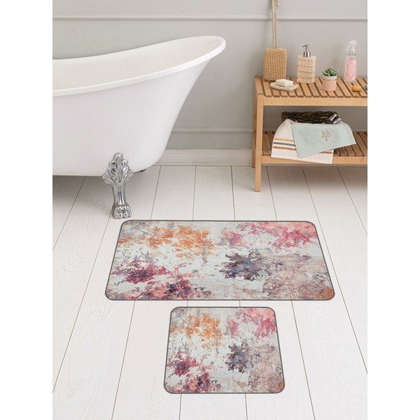 Rožnate/vijolične kopalniške preproge v kompletu 2 ks 60x100 cm – Mila Home-image-1