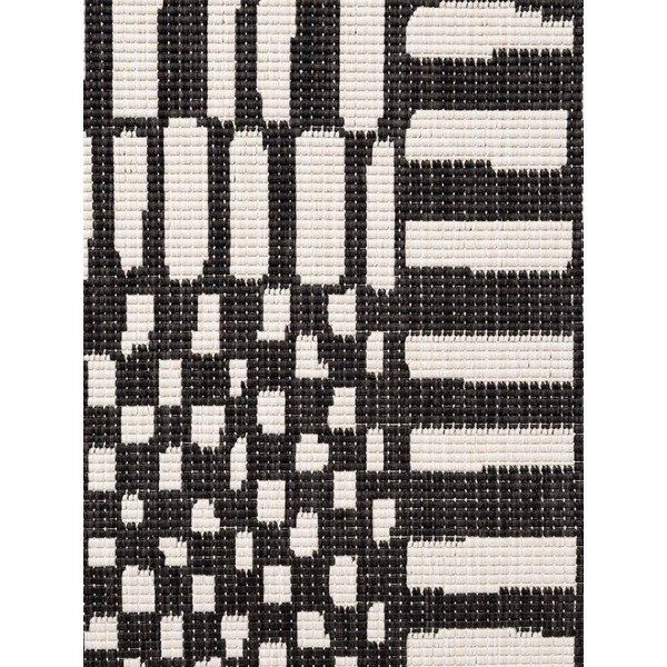 Črna/kremno bela notranja in zunanja preproga 120x170 cm Haringey Barkham – Ted Baker-image-4