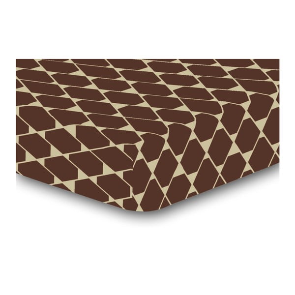 Elastična rjuha iz mikrovlaken DecoKing Rhombuses, 200 x 220 cm