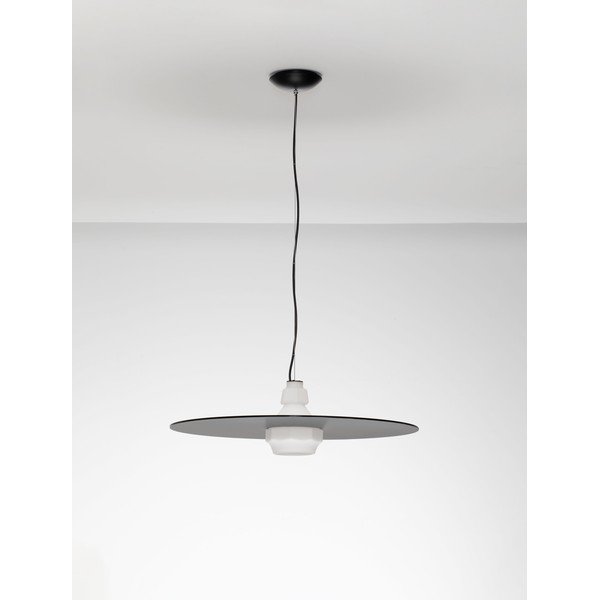 Mat črna jeklena viseča svetilka ø 60 cm Lora – Nova Luce-image-4