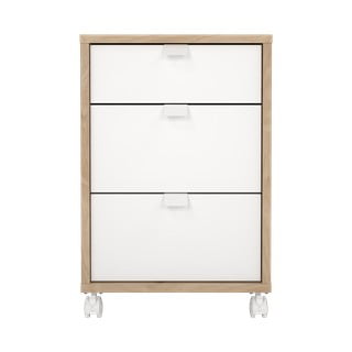 Bela/naravna omarica v hrastovem dekorju 41x61 cm Sign – Tvilum