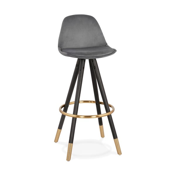 Temno siv barski stol Kokoon Carry, višina sedeža 75 cm
