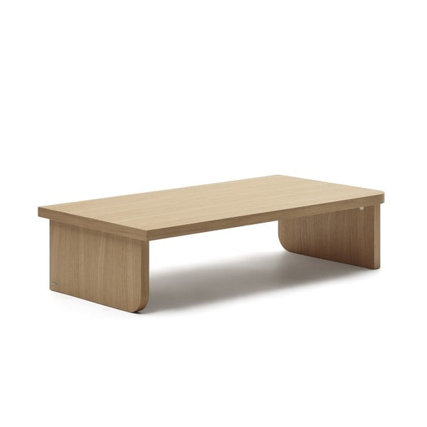 Mizica v hrastovem dekorju v naravni barvi 75x140 cm Oaq – Kave Home