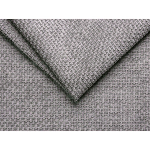 Siva oblazinjena postelja brez vzglavja 90x200 cm Whale – Micadoni -image-3