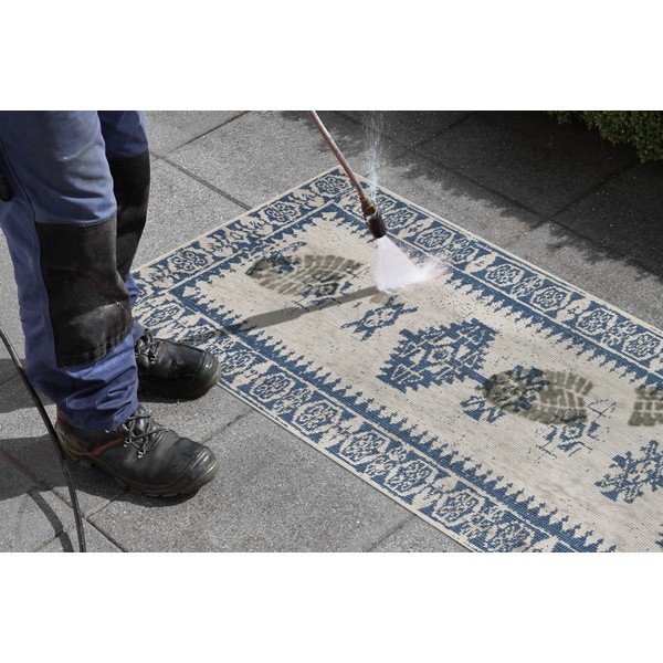 Modro-krem zunanja preproga NORTHRUGS Duque, 80 x 250 cm-image-3