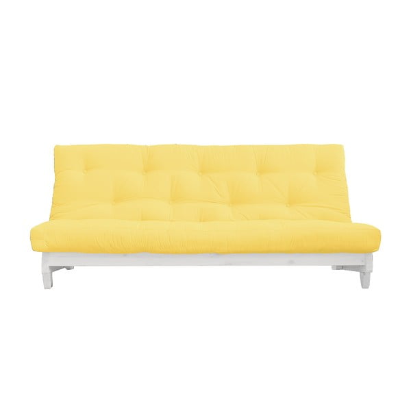 Raztegljiv kavč Karup Design Fresh White/Yellow
