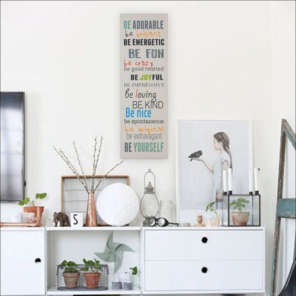 Slika Really Nice Things Be Adorable, 30 x 90 cm-image-1