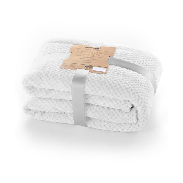 Bela odeja iz mikrovlaken DecoKing Henry, 150 x 200 cm-image-3